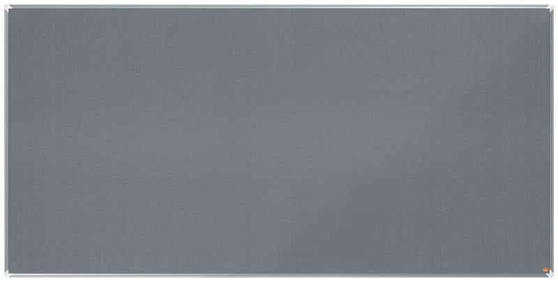 Nobo Premium Plus Grey Felt Noticeboard Aluminium Frame 2400x1200mm 1915200