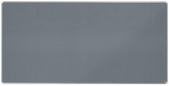 Nobo Premium Plus Grey Felt Noticeboard Aluminium Frame 2400x1200mm 1915200