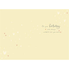 Cards Hallmark Husband Birthday Blue Birthdat Cake - A Wish For My Husband