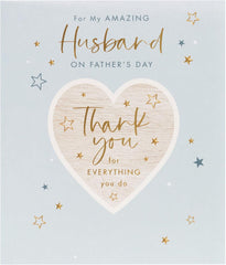 UK Greetings Father's Day Card for Husband - Thank You Design