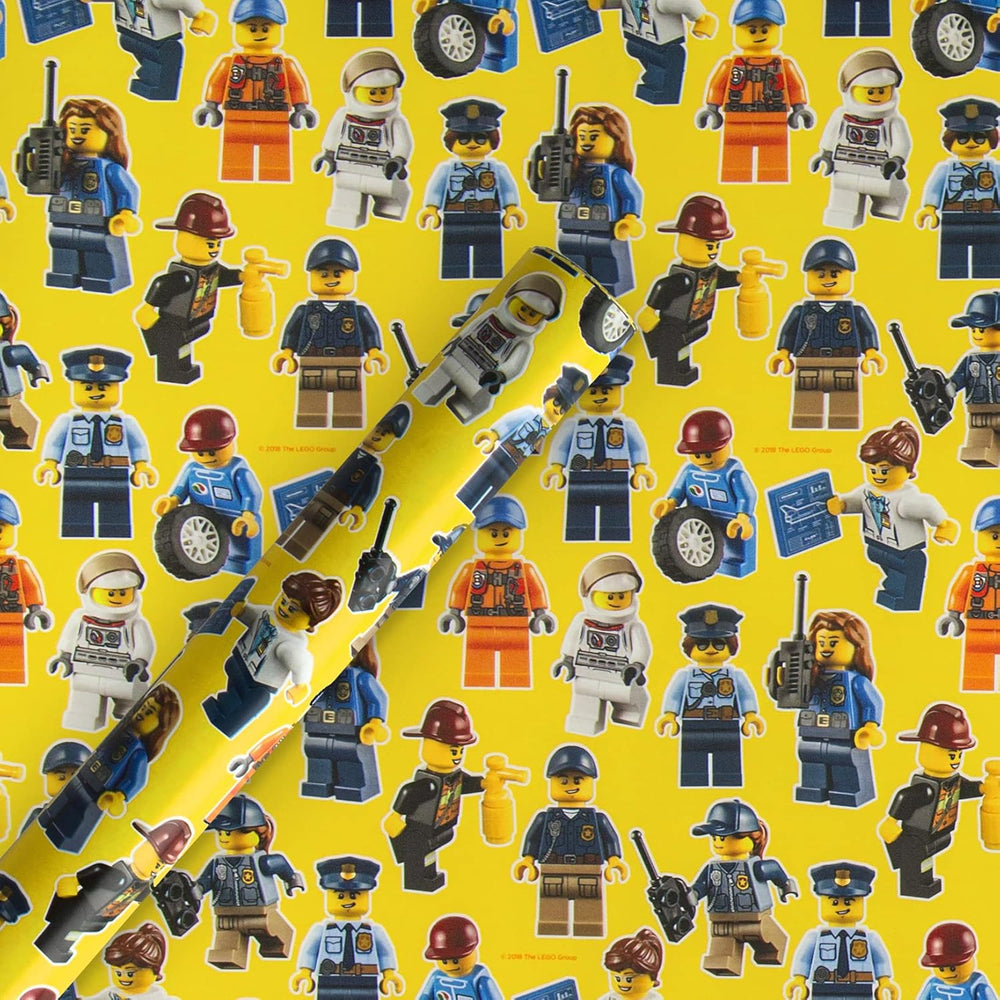 Lego Design Multi-Occasion 2m Roll of Wrapping Paper