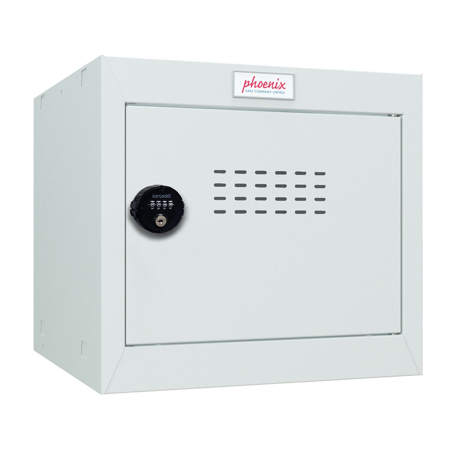 Phoenix CL Series Size 1 Cube Locker in Light Grey with Combination Lock CL0344GGC DD