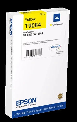 Epson Yellow Ink Cartridge 39ml - C13T90844N