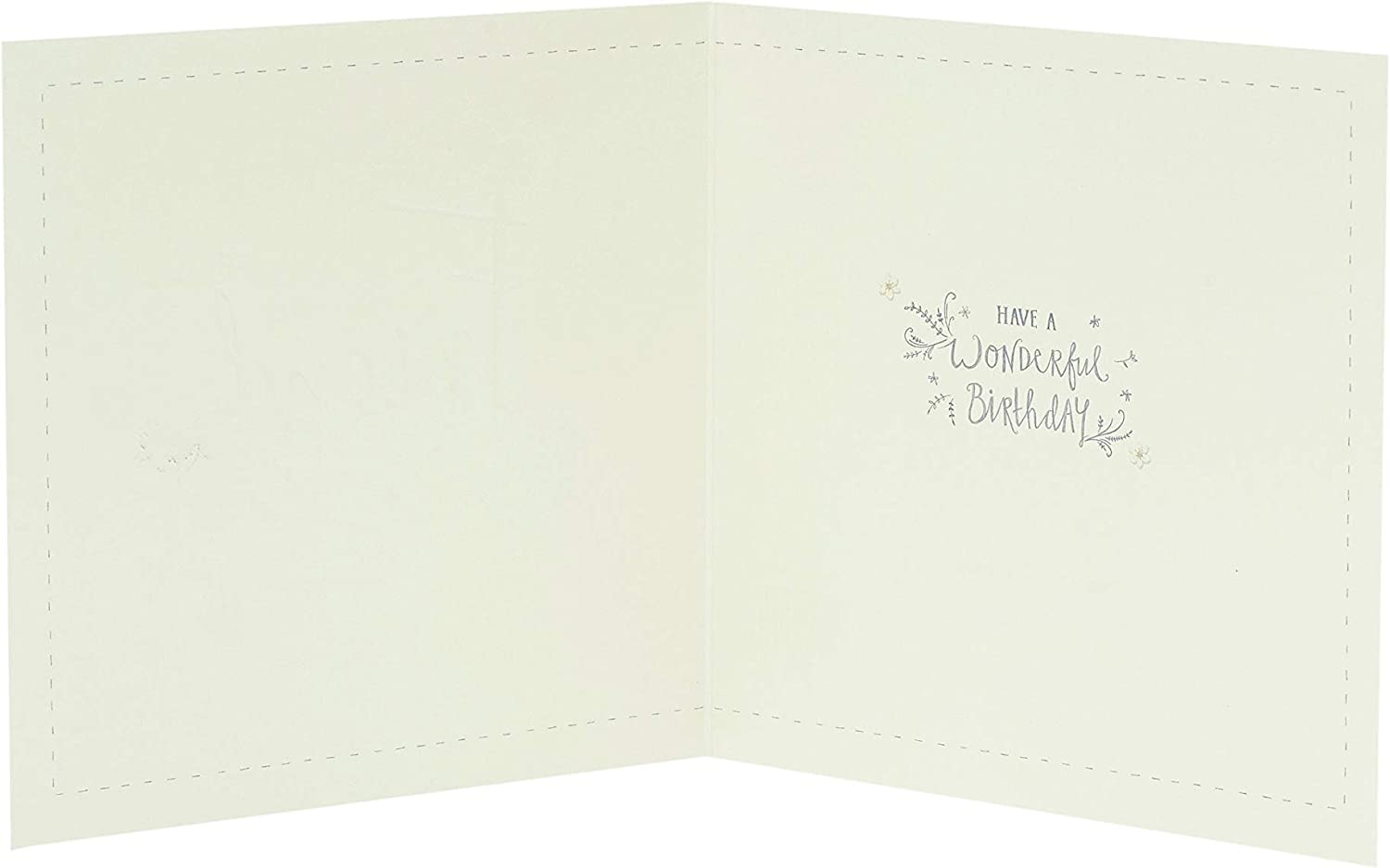 To A Lovely Friend Floral Design Birthday Card