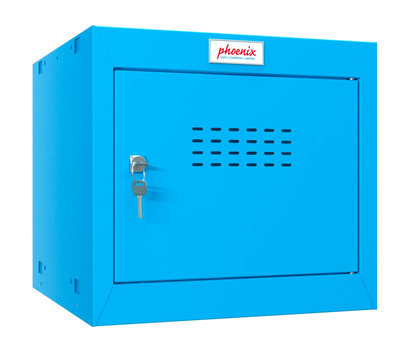 Phoenix CL Series Size 1 Cube Locker in Blue with Key Lock CL0344BBK DD