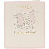 Disney Dumbo Baby Girl Congratulations Card