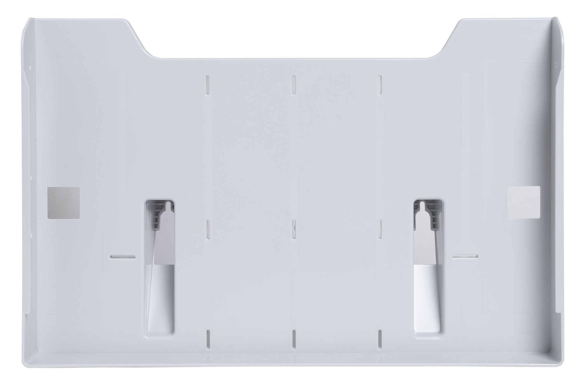 Exacompta Horizontal Wall Literature Holder 80 x 327 x 213mm Light Grey - 63140D