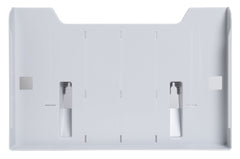 Exacompta Horizontal Wall Literature Holder 80 x 327 x 213mm Light Grey - 63140D