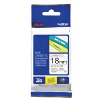Brother Black On White Label Tape 18mm x 8m - TZE241