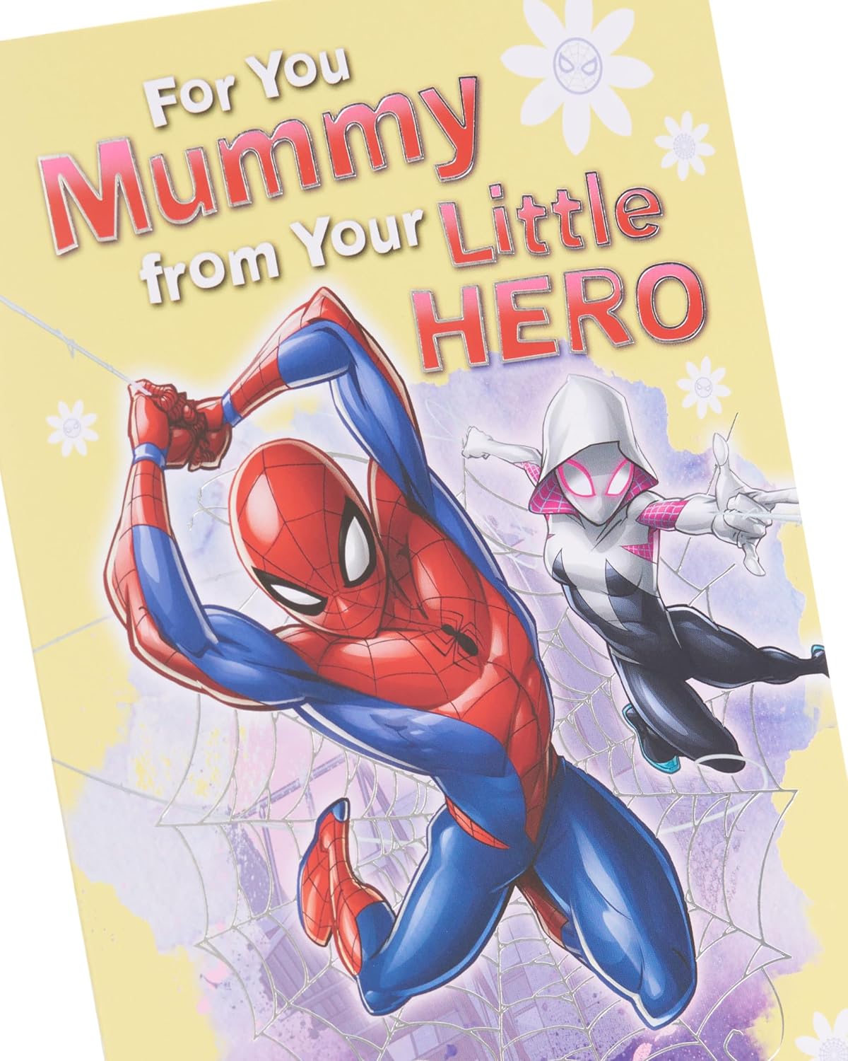 UK Greetings Marvel Spiderman Mother's Day Card - Hero Design