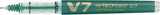 Pilot V7 Liquid Ink Rollerball 0.7 mm Tip Green Single