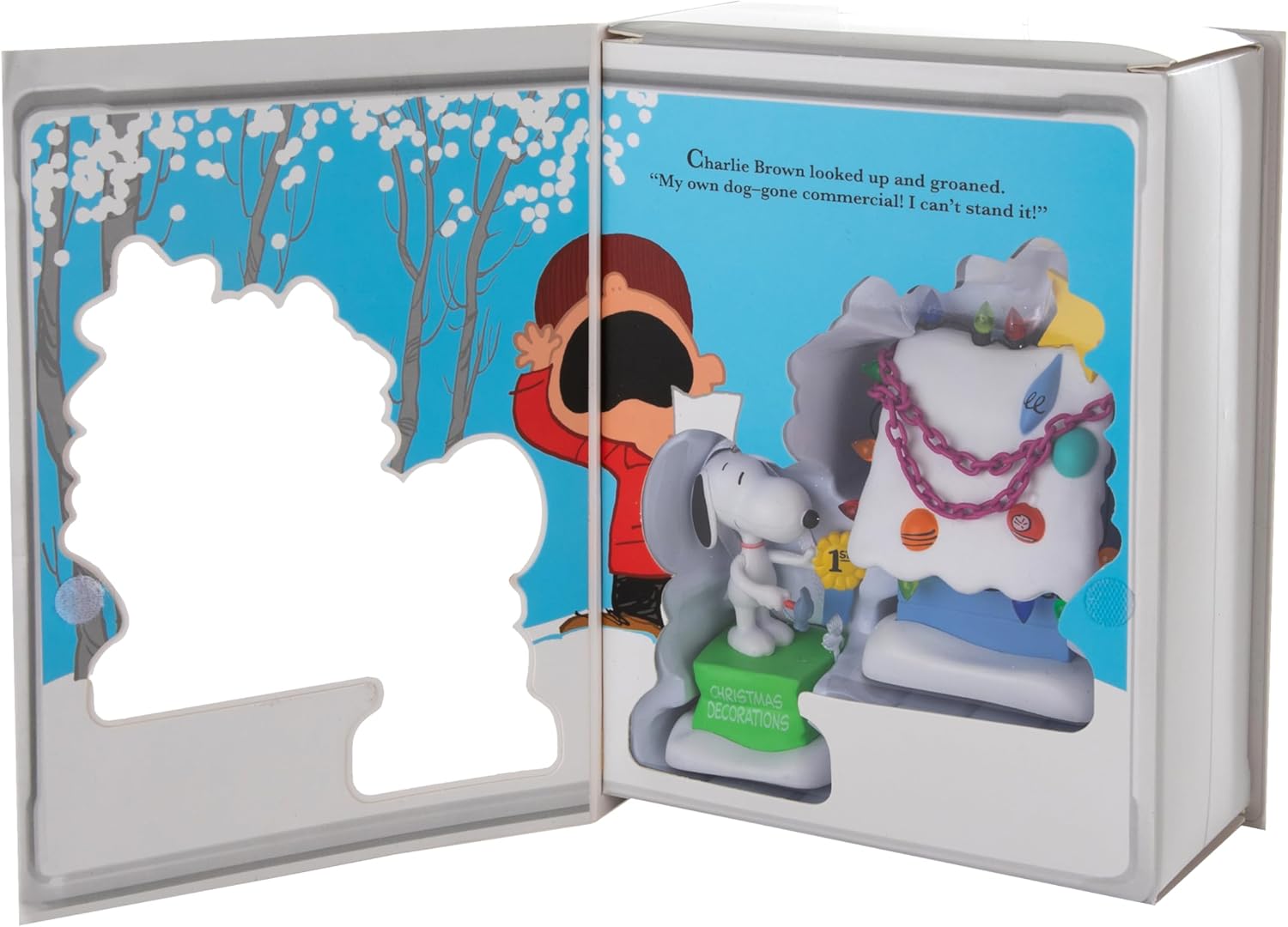 Storied Moments Snoopy Ornament – Peanuts Resin Hanging Decoration for Christmas