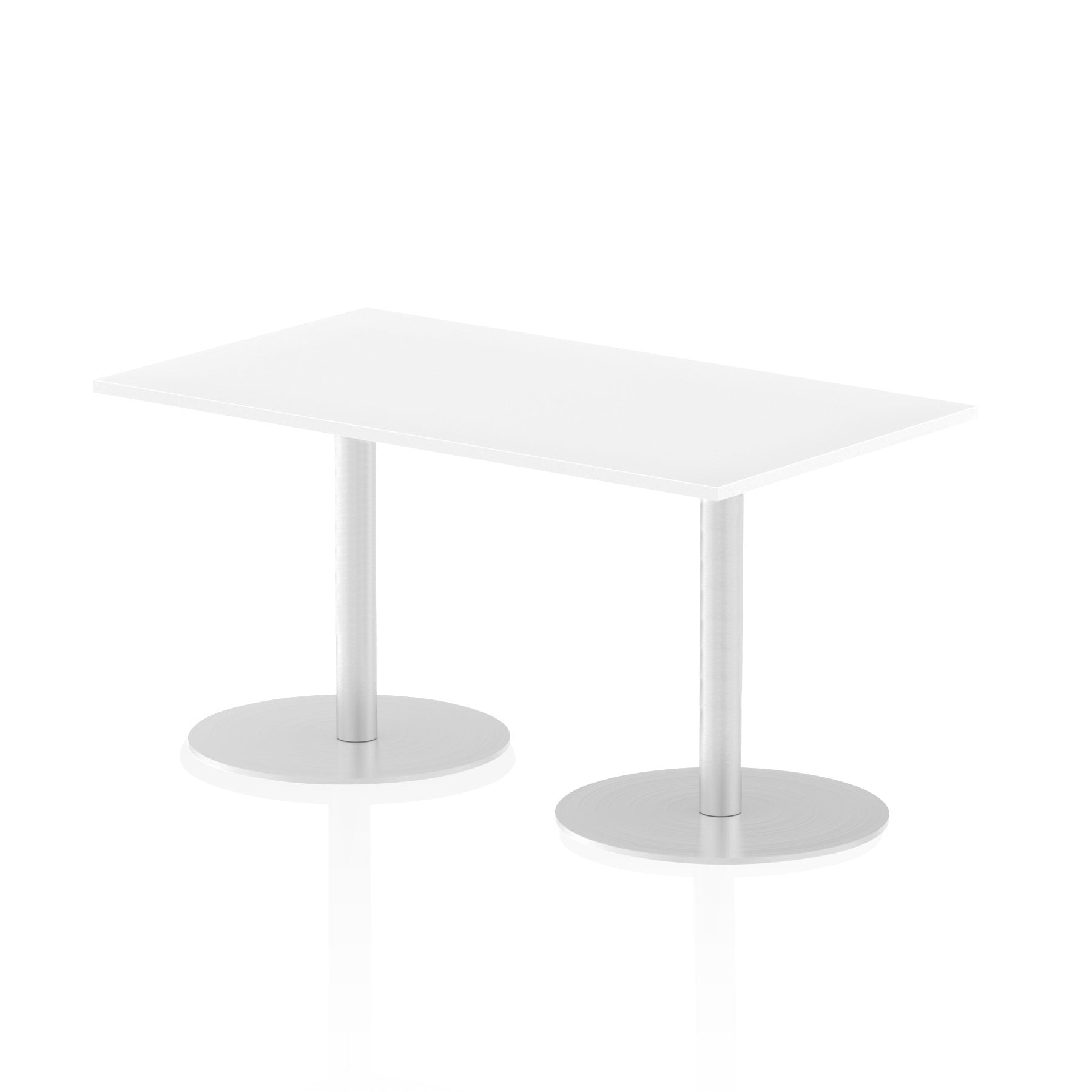 Dynamic Italia 1400 x 800mm Poseur Rectangular Table White Top 725mm High Leg ITL0270 DD