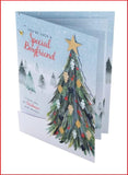 Boyfriend Open Christmas Card – Heartfelt Festive Greeting