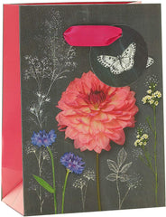 Floral Design Birthday Present Small Gift Bag
