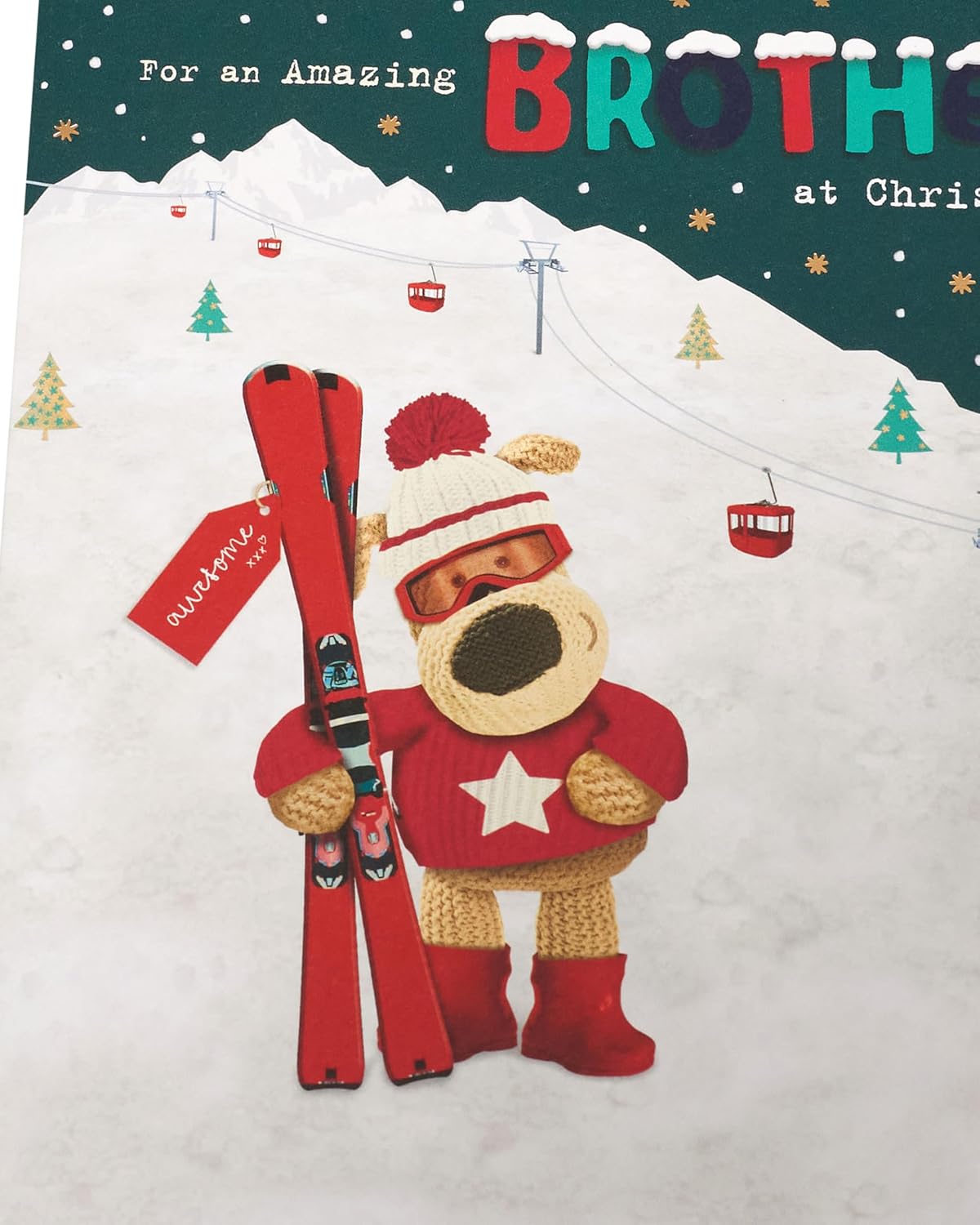 Boofle For An Amazing Brother – Cute Christmas Greeting Card