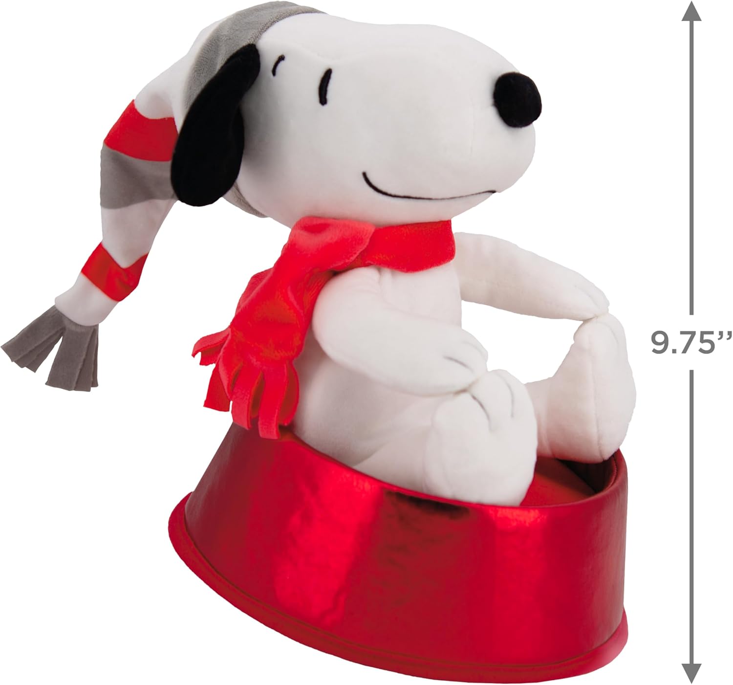 Snoopy Christmas Tree Topper – Festive Red & White Peanuts Design
