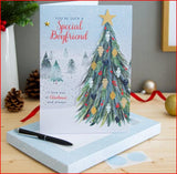 Boyfriend Open Christmas Card – Heartfelt Festive Greeting
