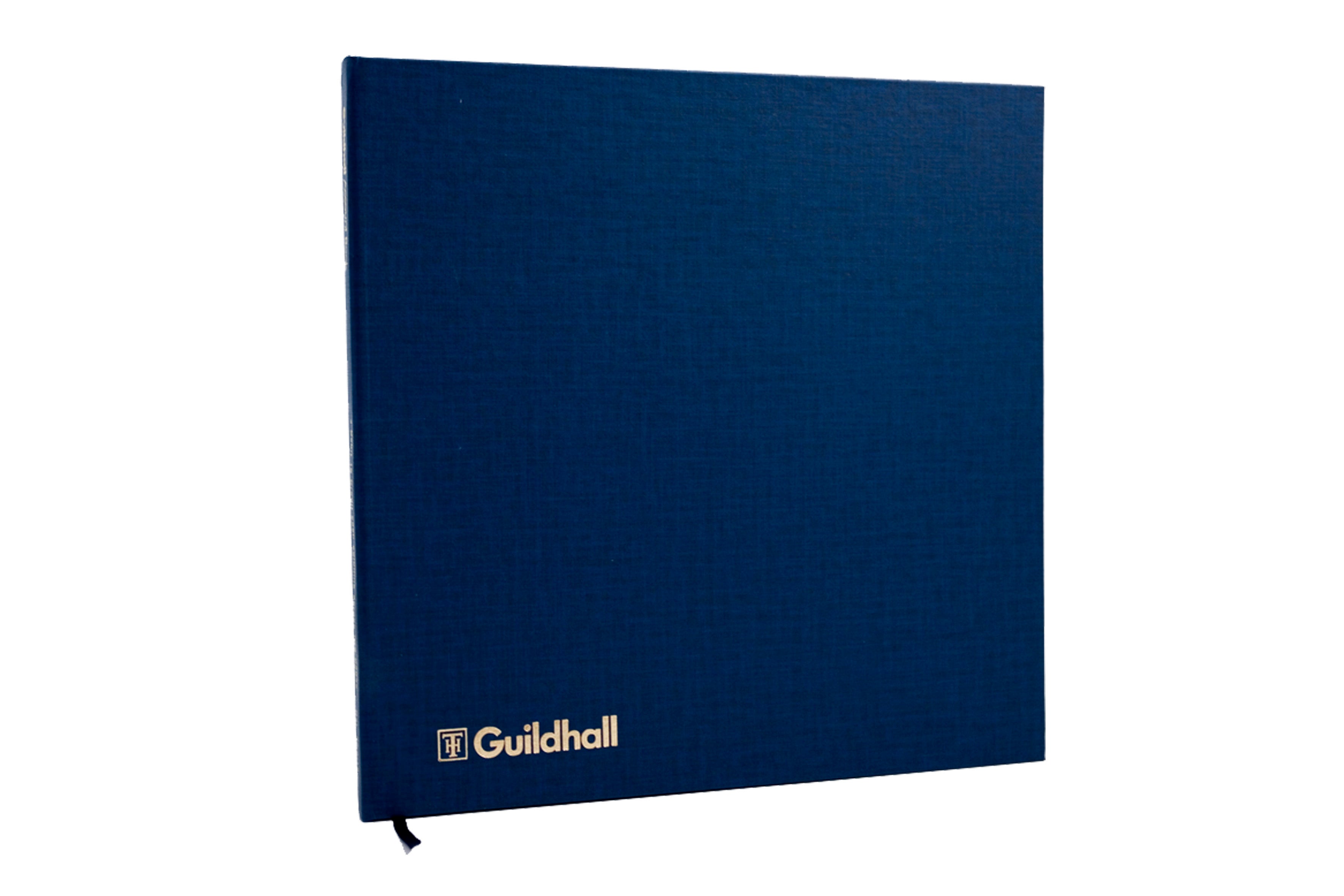 Guildhall Account Book Casebound 298x203mm 26 Cash Column 80 Pages Blue 51/26Z