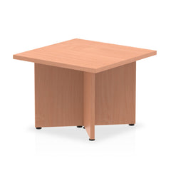 Dynamic Impulse W600 x D600 x H435mm Square Coffee Table Panel Arrowhead Leg Beech Finish - I003420 DD