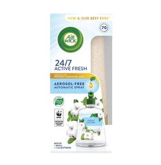 Air Wick Fresh Cotton 24/7 Active Fresh Kit Aerosol Free Lasts Up To 70 days 228ml - 3230098