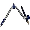 Janrax Metal Safety Slide Adjustable Compass with Pencil