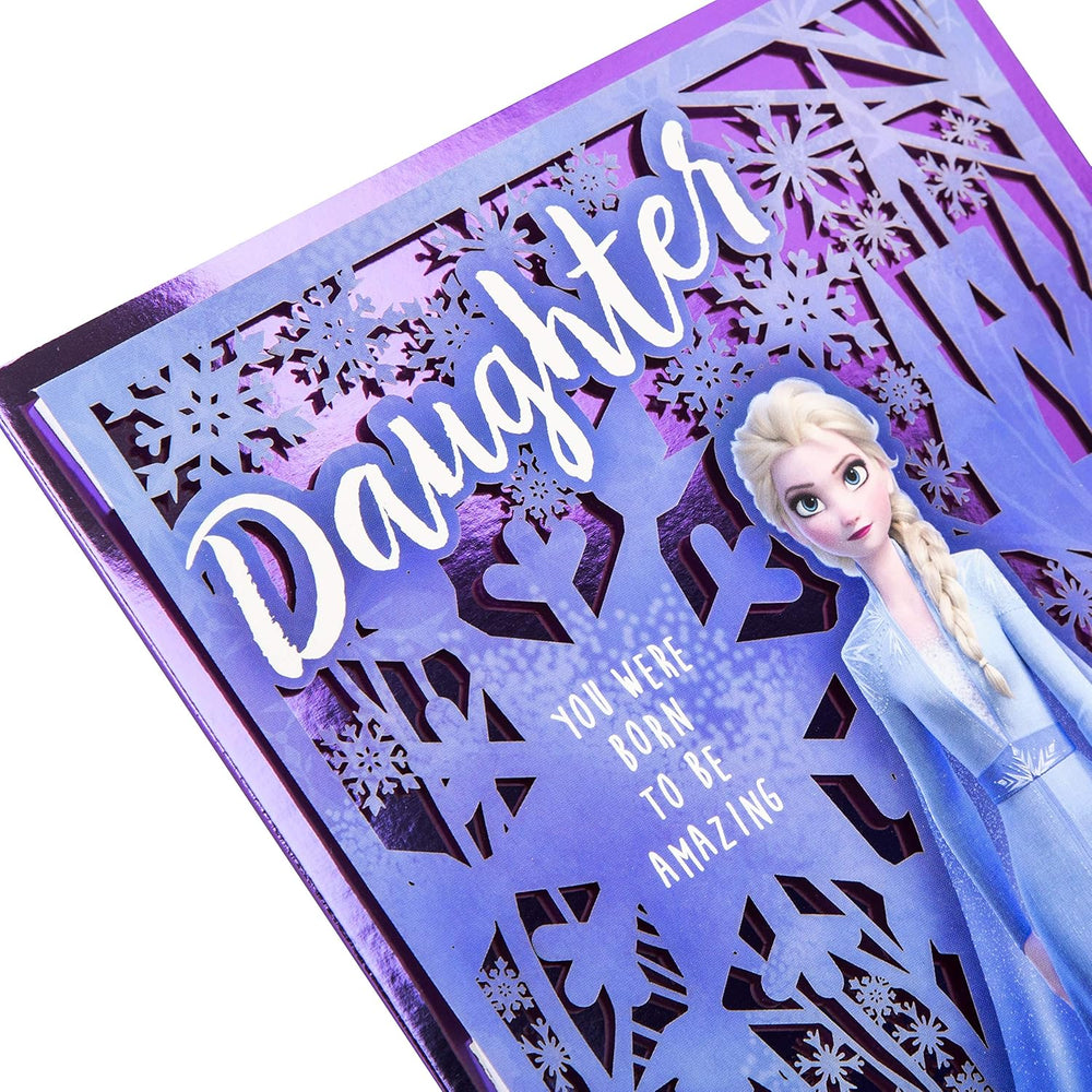 Daughter Christmas Greeting Card with Disney Frozen 2 Festive Design and Heartfelt Wishes