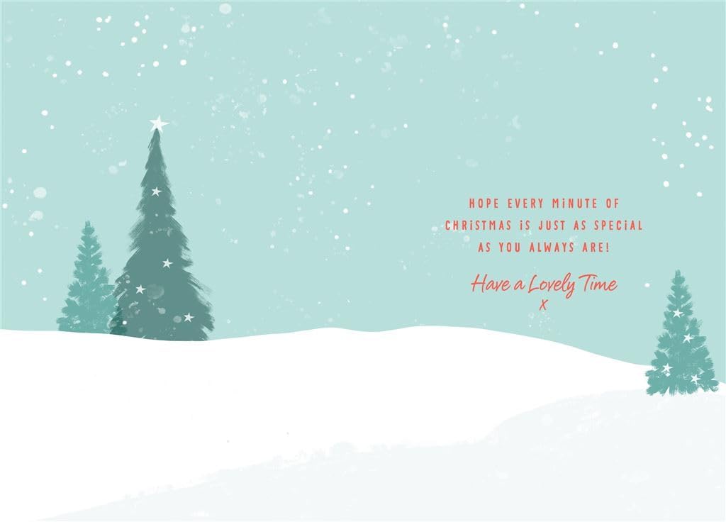 Christmas Greeting Card for Great Grandma with Festive Seasonal Design and Heartfelt Wishes