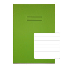 Rhino 13 x 9 A4+ Oversized Exercise Book 40 Page Ruled 12mm Light Green (Pack 100) - VDU024-220-4 DD