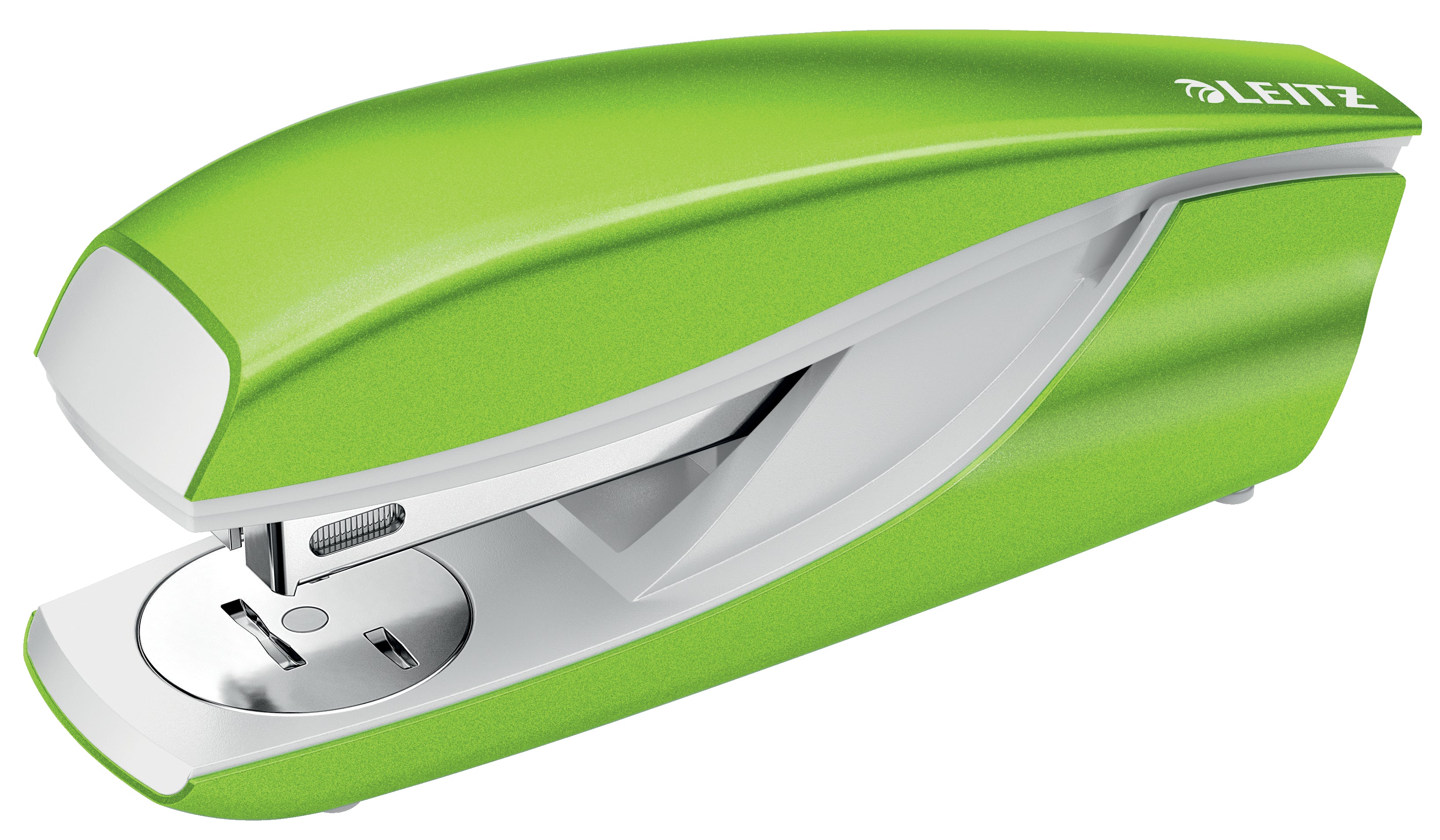 Leitz NeXXt WOW Half Strip Metal Office Stapler 30 Sheet Green - 55021054
