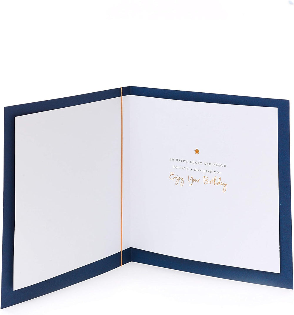 Star Attachment Sentimental Son Birthday Card
