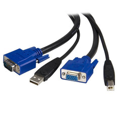 StarTech.com 6ft 2in1 USB KVM Cable
