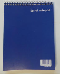 ValueX A5 Wirebound Card Cover Reporters Shorthand Notebook Ruled 200 Pages Blue (Pack 10)