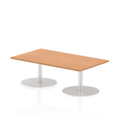 Dynamic Italia 1400 x 800mm Poseur Rectangular Table Oak Top 475mm High Leg ITL0266 DD