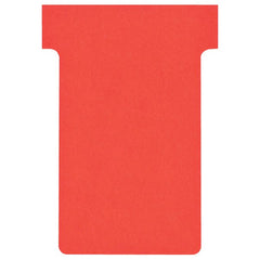 Nobo T-Cards A50 Size 2 Red (Pack 100) 2002003