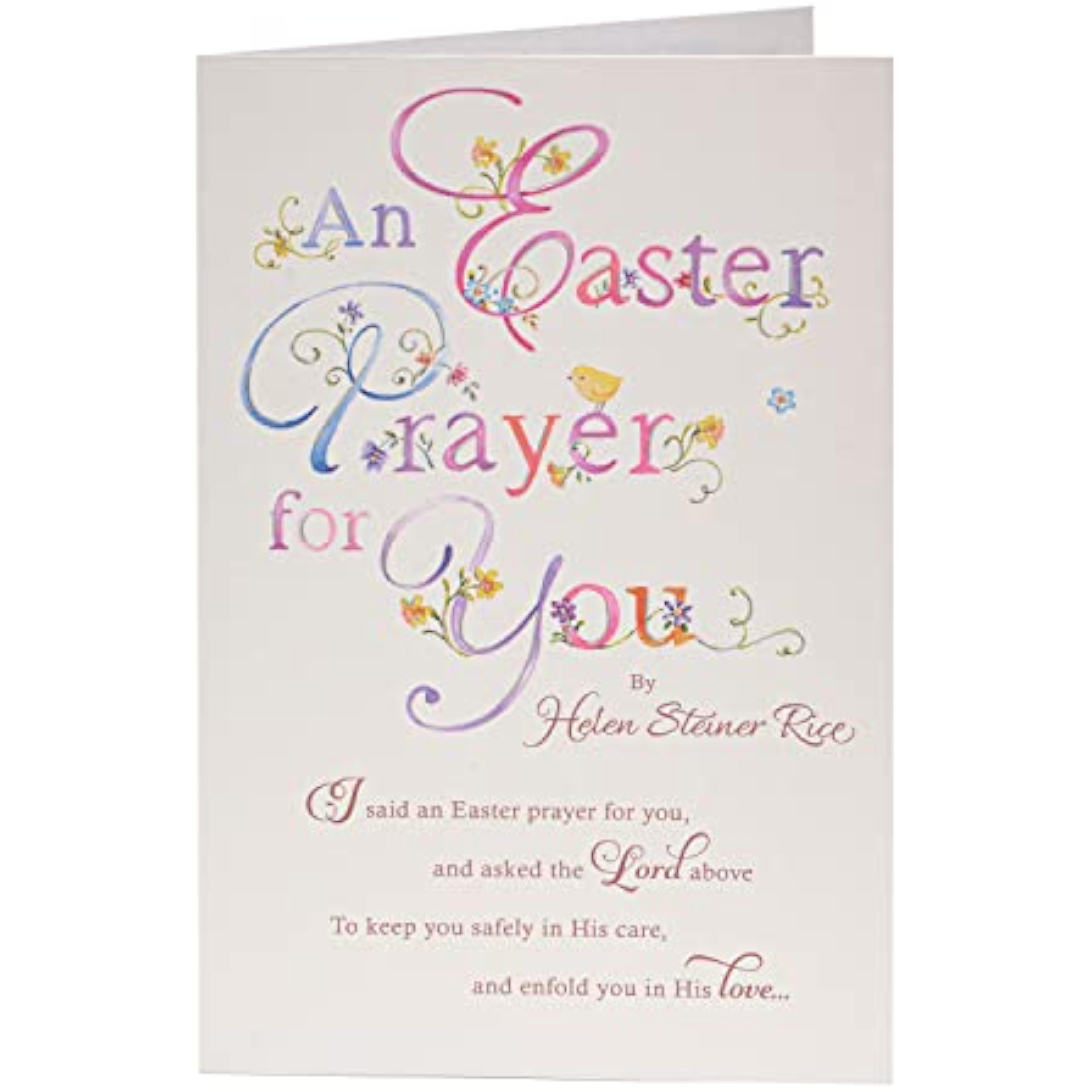 An Easter Prayer for You Sentimental Message Finished Easter Card