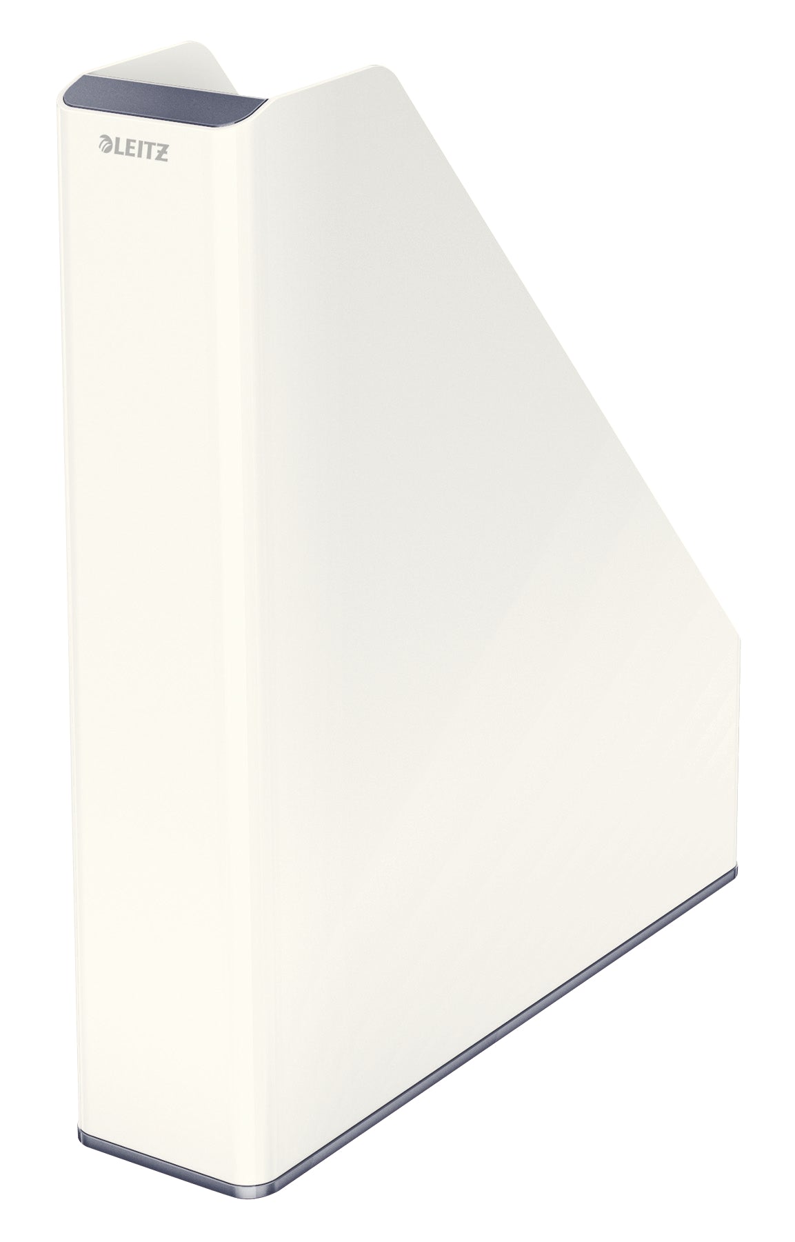 Leitz WOW Dual Colour Magazine File A4 White/Grey 53621001