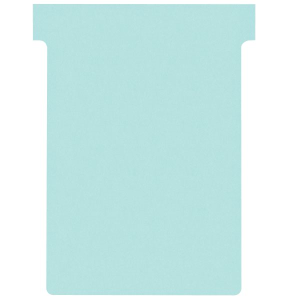 Nobo T-Cards A80 Size 3 Light Blue (Pack 100) 2003006