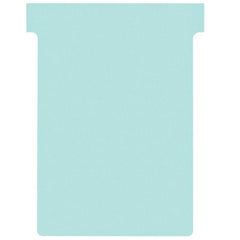 Nobo T-Cards A80 Size 3 Light Blue (Pack 100) 2003006