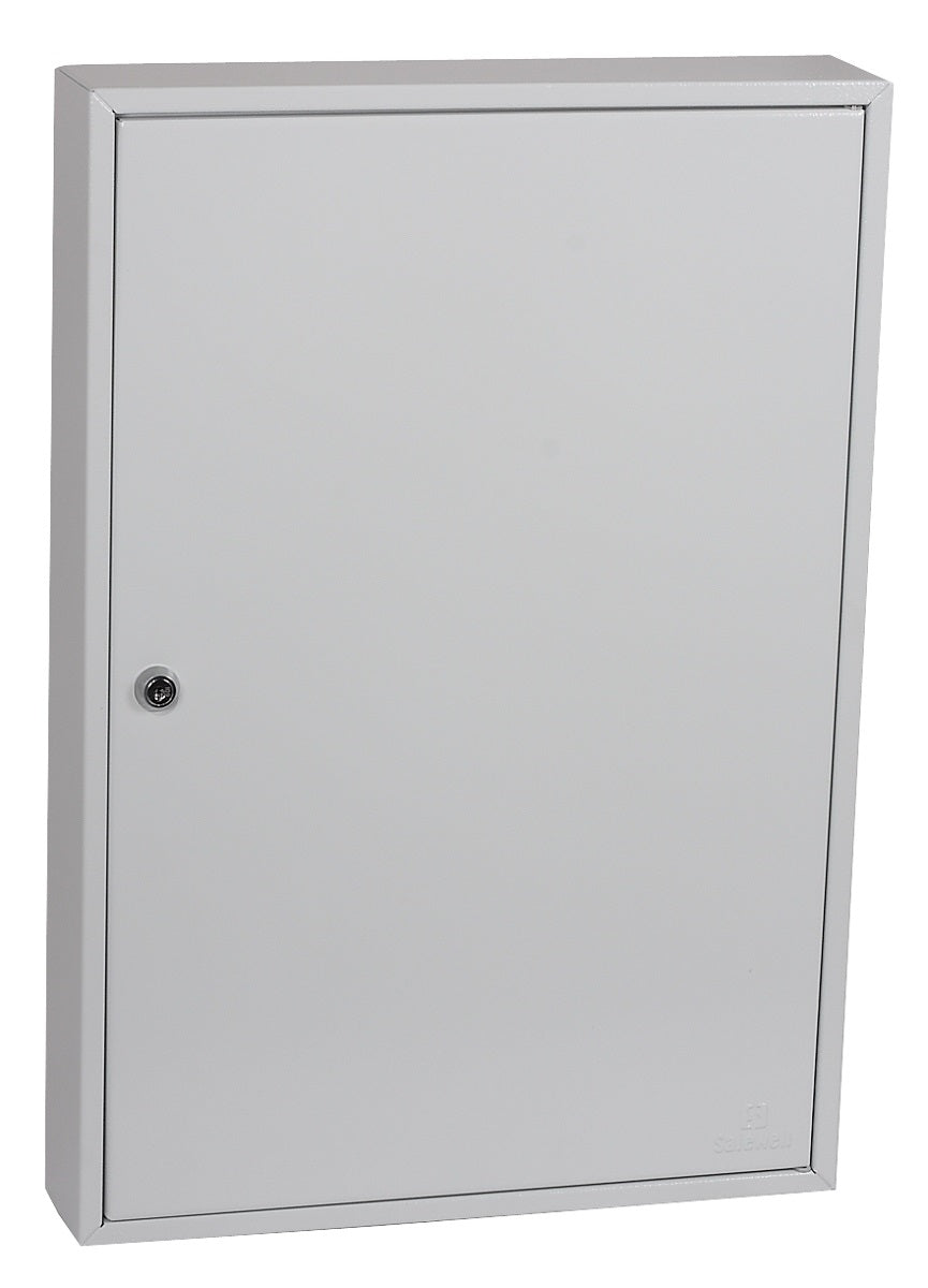 Phoenix Commercial Key Cabinet 100 Hook Key Lock Light Grey KC0603K DD