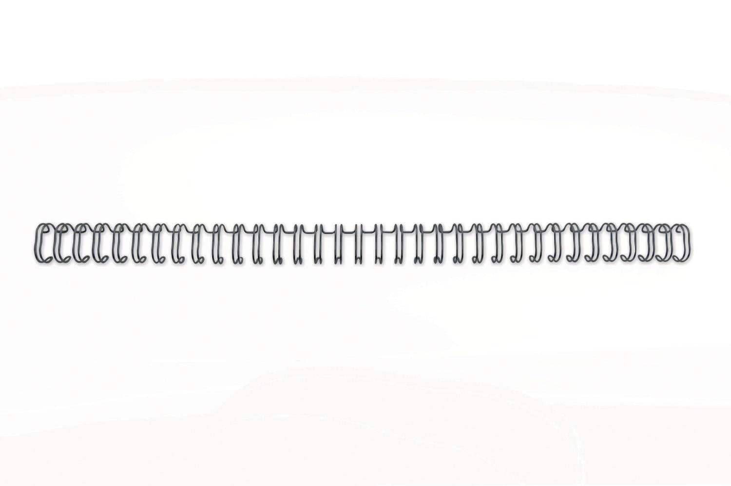 GBC Binding Wire Element A4 8mm 34 Loop Black (Pack 100) RG810510