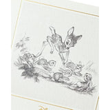 Disney Bambi Original Sketch Blank Birthday Card