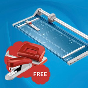Dahle 554 A2 Professional Rotary Trimmer with Free Novus Stapling Set - Promotion - D554BUNDLE DD