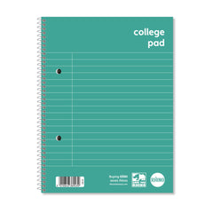 Rhino A5+ College Pad 140 Page Feint Ruled 8mm With Margin (Pack 10) - RCPA5C-8 DD