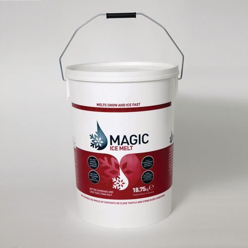 Magic Ice Melt Granules Bucket 18.75kg  - 0108069 DD
