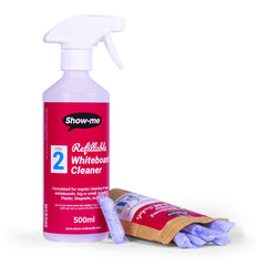 Show-me Whiteboard Cleaner and Spray Bottle 500ml - WCE500