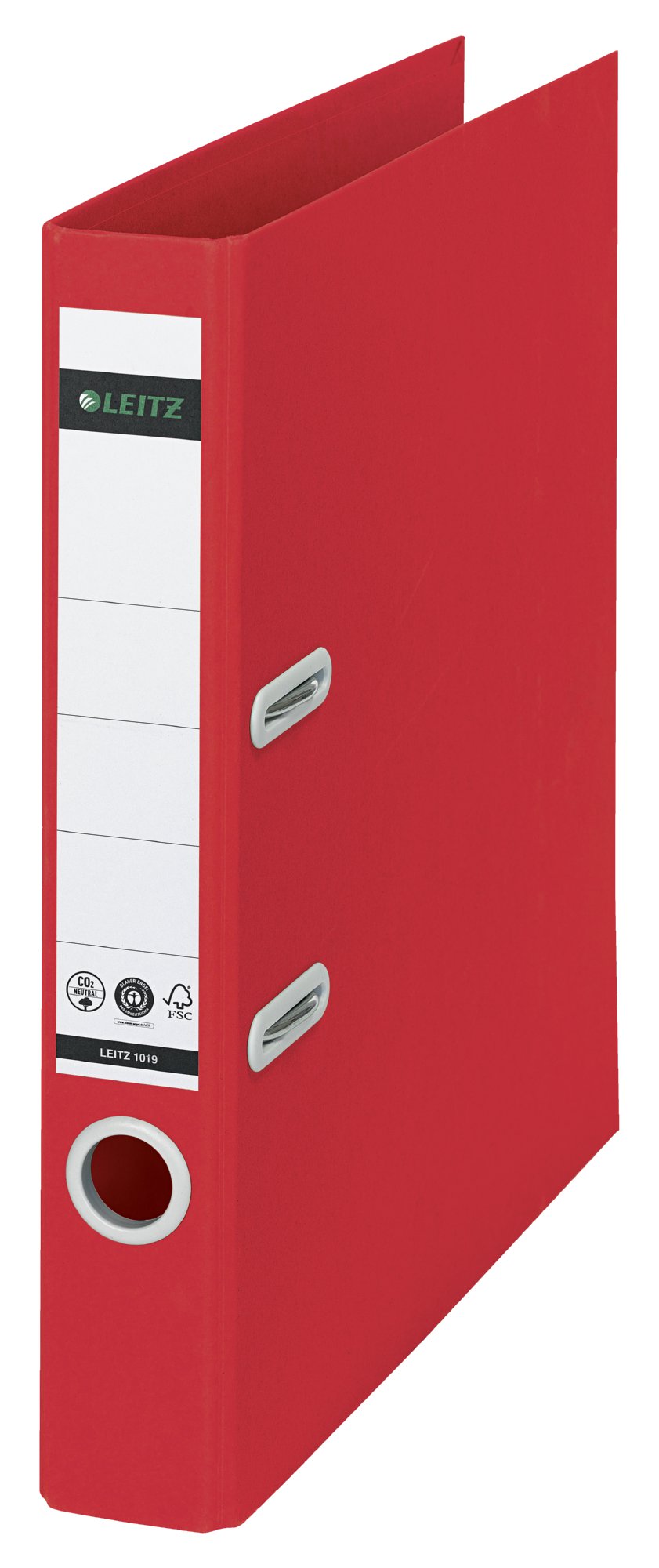 Leitz 180 Recycle Lever Arch File A4 50mm Spine Red 10190025