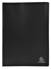 Exacompta A4 Display Book Soft Eco Polypropylene 20 Pocket Black - 8521E