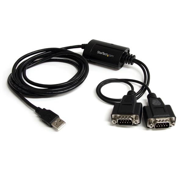 StarTech.com 2PT FTDI USB to Serial RS232 Adapter COM