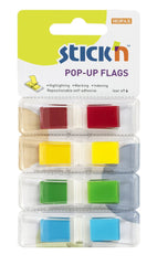 ValueX Index Flags Repositionable 12x45mm 4x35 Tabs Assorted Colours (Pack 140) 26020
